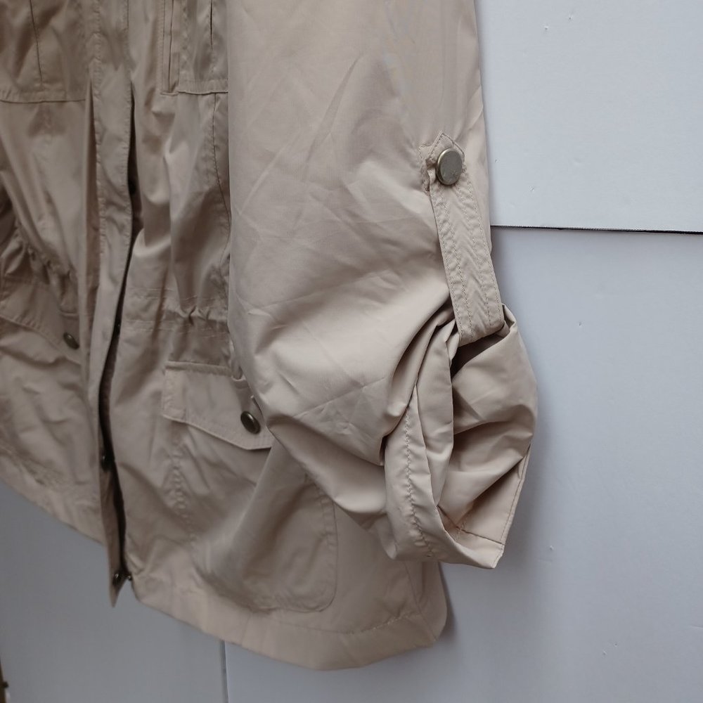 SOLD! Style & Co Lightweight Anorak Windbreaker Jacket, Tan, PXL - Picture 8 of 12